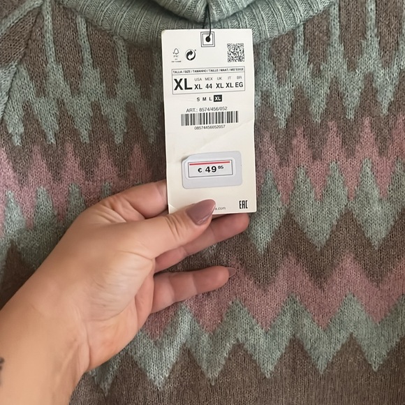 Zara zig zag winter sweater - Picture 6 of 7